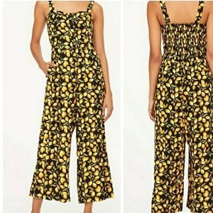 LOFT Outlet Lemon Print Jumpsuit